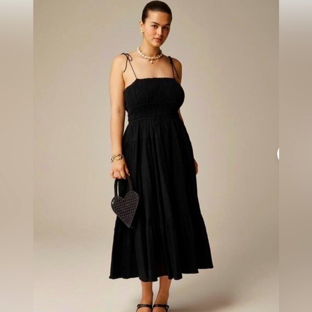 J. Crew Clio dress in textured gauze, NWT Size L